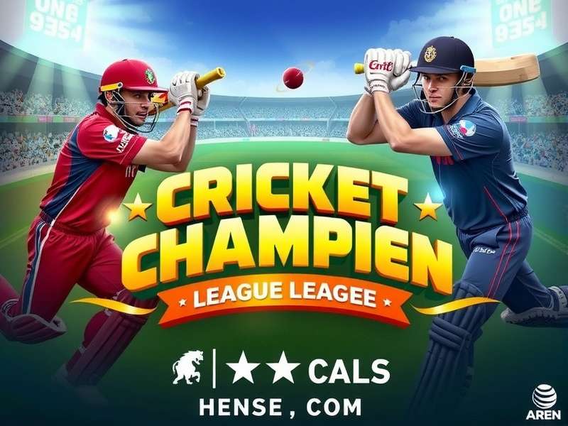 Cricket Champion League Game Banner